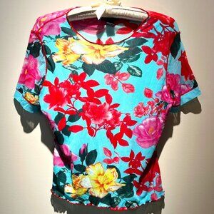 Votre Nom Jeans Mesh Top, Sz L, Used on Good Condition